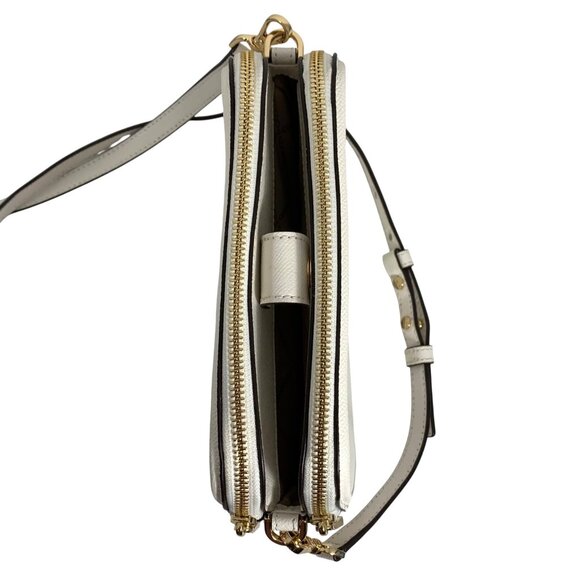 MICHAEL MICHAEL KORS Houston Crossgrain Leather Double-Zip Crossbody Bag EUC - Picture 5 of 11